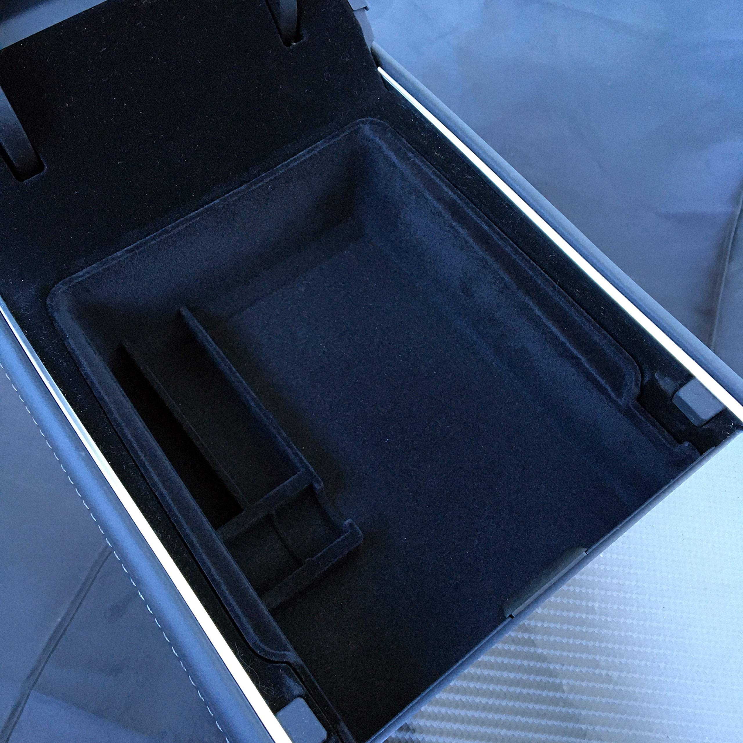 Buy Tesla Model 3 Armrest Organizer Center Console Tray with Sunglass