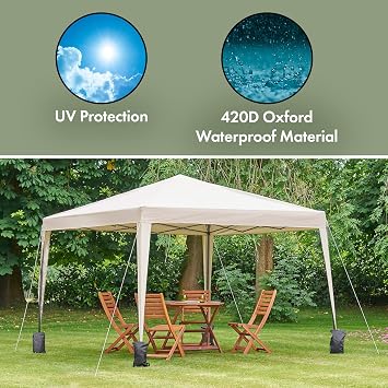 Pop-Up Gazebo - Ivory 3m x 3m