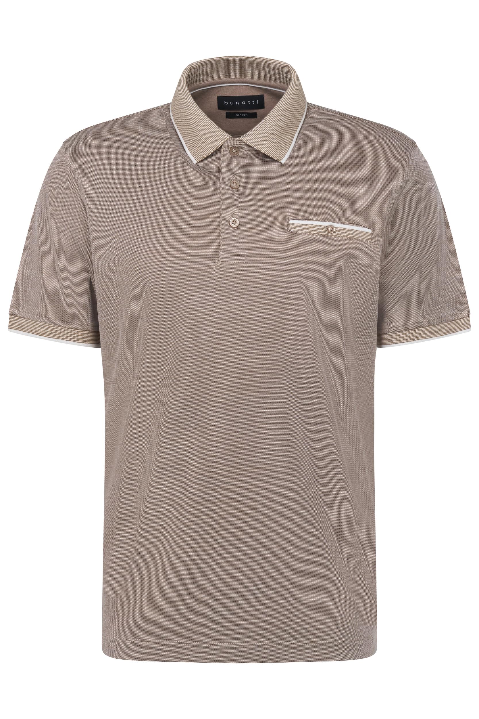bugatti Men's 8151-75091c Polo Shirt, 70 cm-Cognac, S
