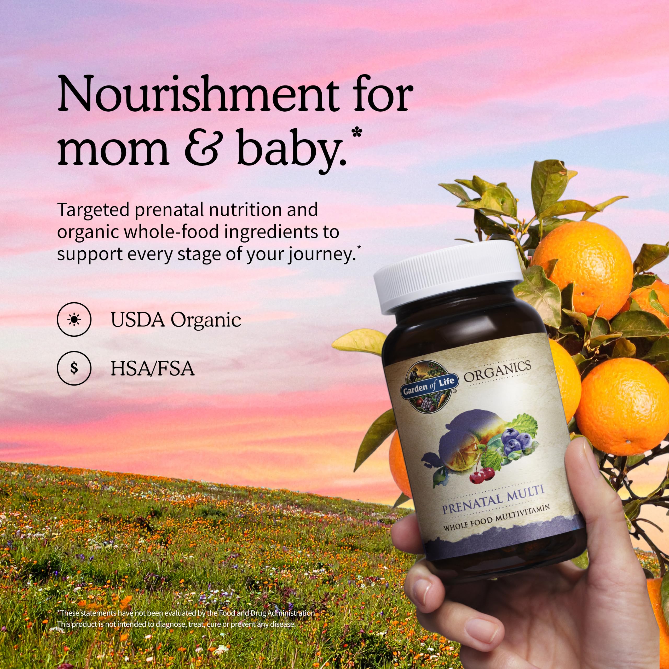 Garden of Life Organics Prenatal Once Daily Multivitamin, 30 Tablets — Amazon image 2