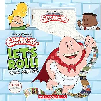 Let's Roll! Sticker Activity Book (Captain Underpants TV