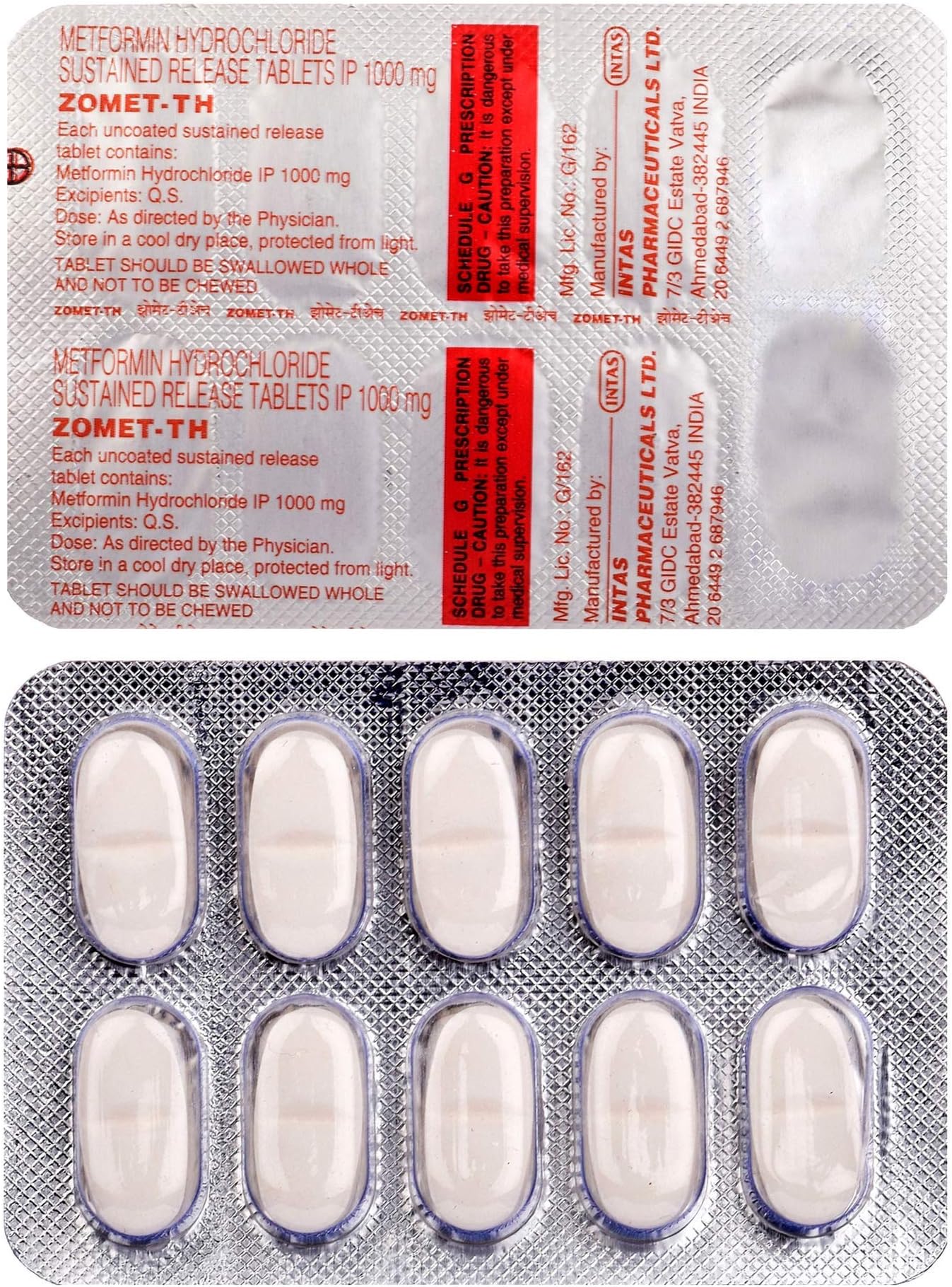 Zomet-TH - Strip of 10 Tablets