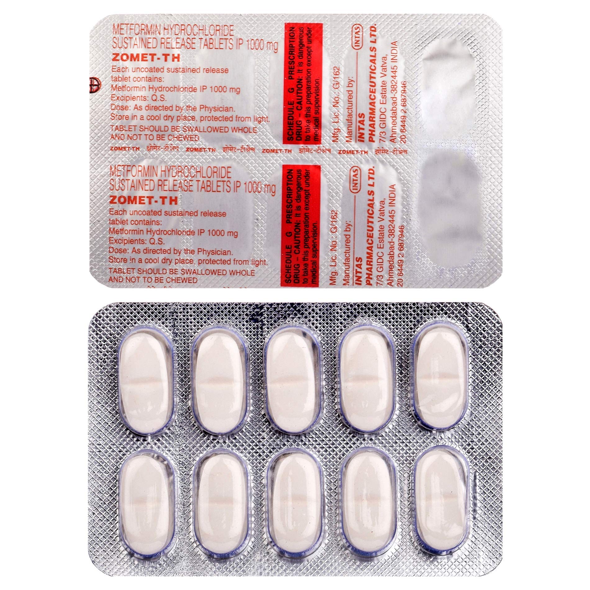 Zomet-TH - Strip of 10 Tablets
