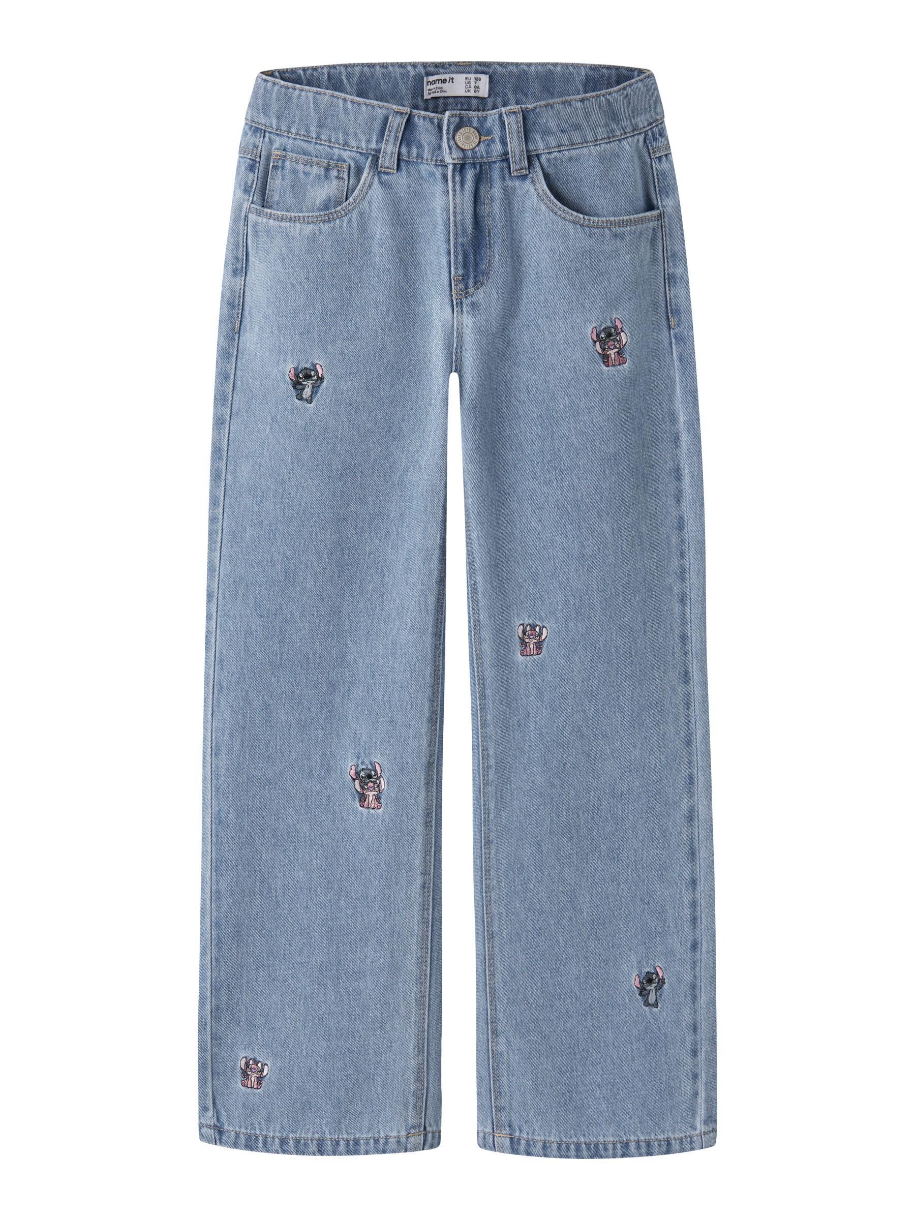 NAME IT Stitch Wide Jeans 8 Years