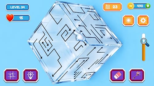 Arrow Cube Escape 3D: Arrows Out Block Puzzle, Rotate Cube Logic Brain Teaser & Unblock Path Challenge – vue 6