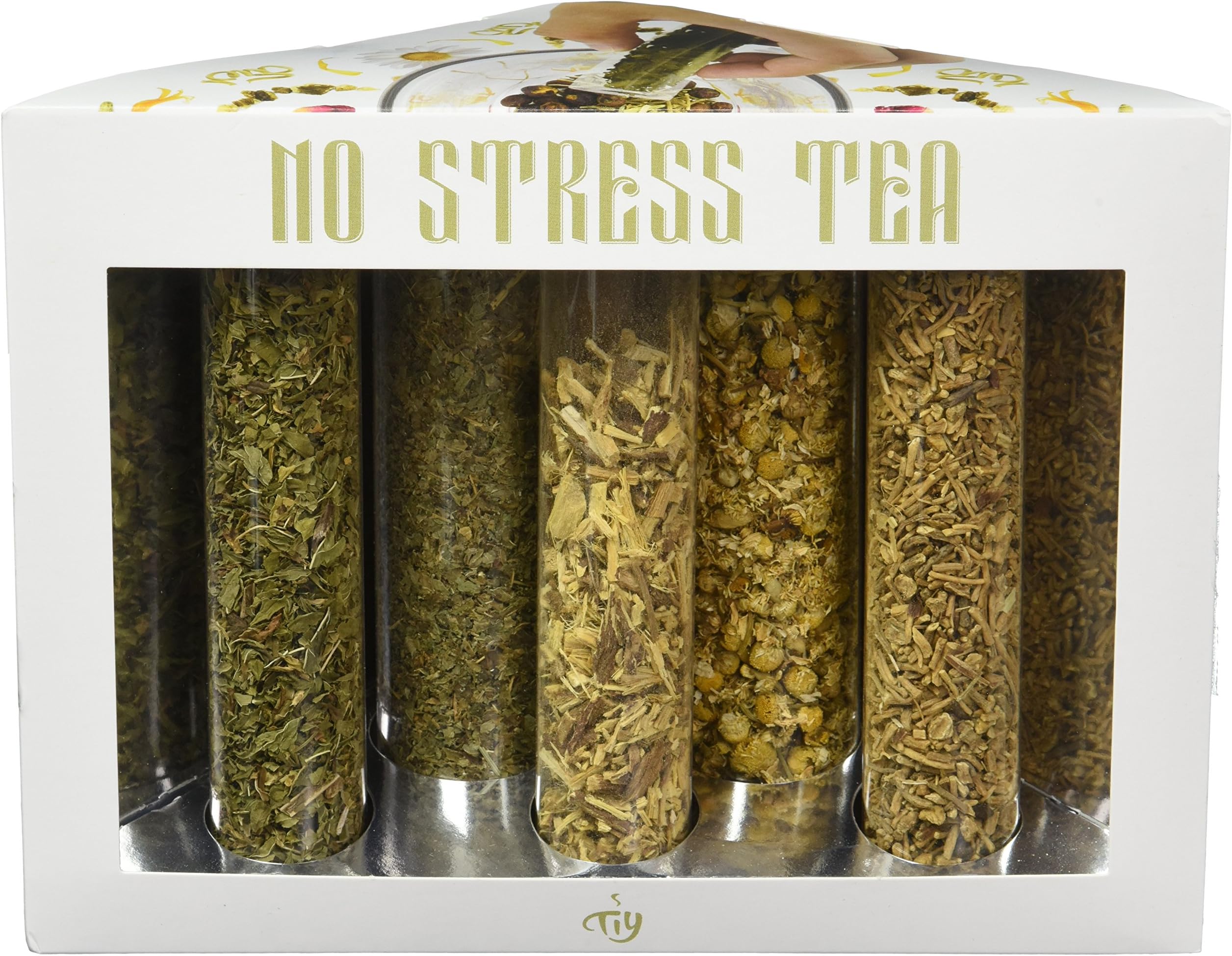 Tea It Yourself (TIY) – 8 Flavors Organic Herbal Tea Blending Kit – Make Your Own Tea – No Stress Herbal Tea Kit