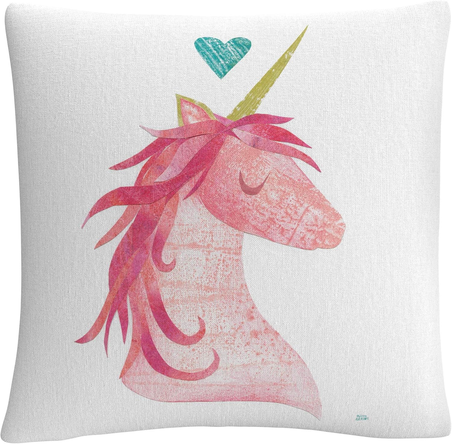 magic sequin unicorn pillow