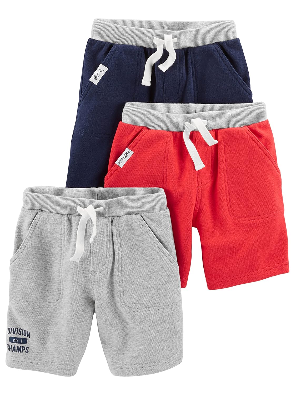 Simple Joys by Carters Baby Boys Multi-pack Knit Shorts