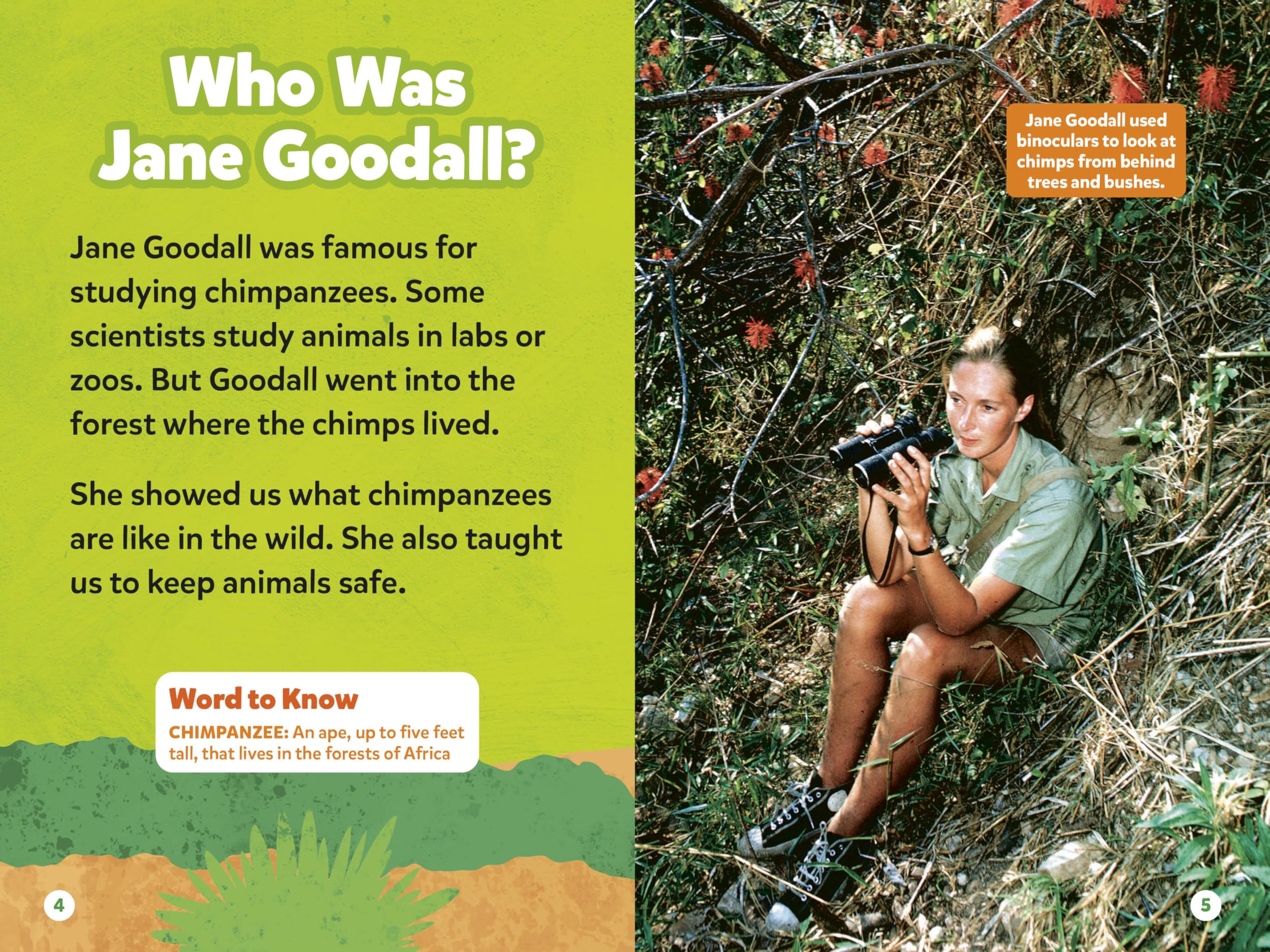 Jane Goodall (National Geographic Readers, Level 1)