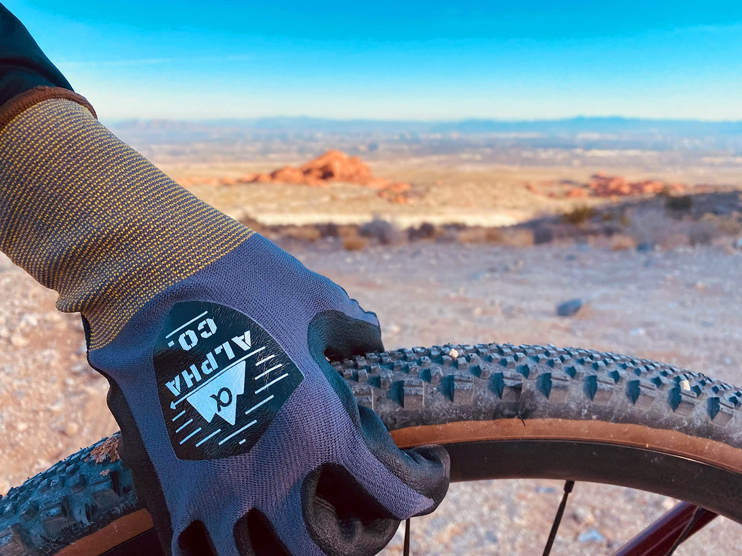 Alpha Co Nitrile Palm Microfoam Spandex Gloves Touchscreen Capable Latex-Free — view 6