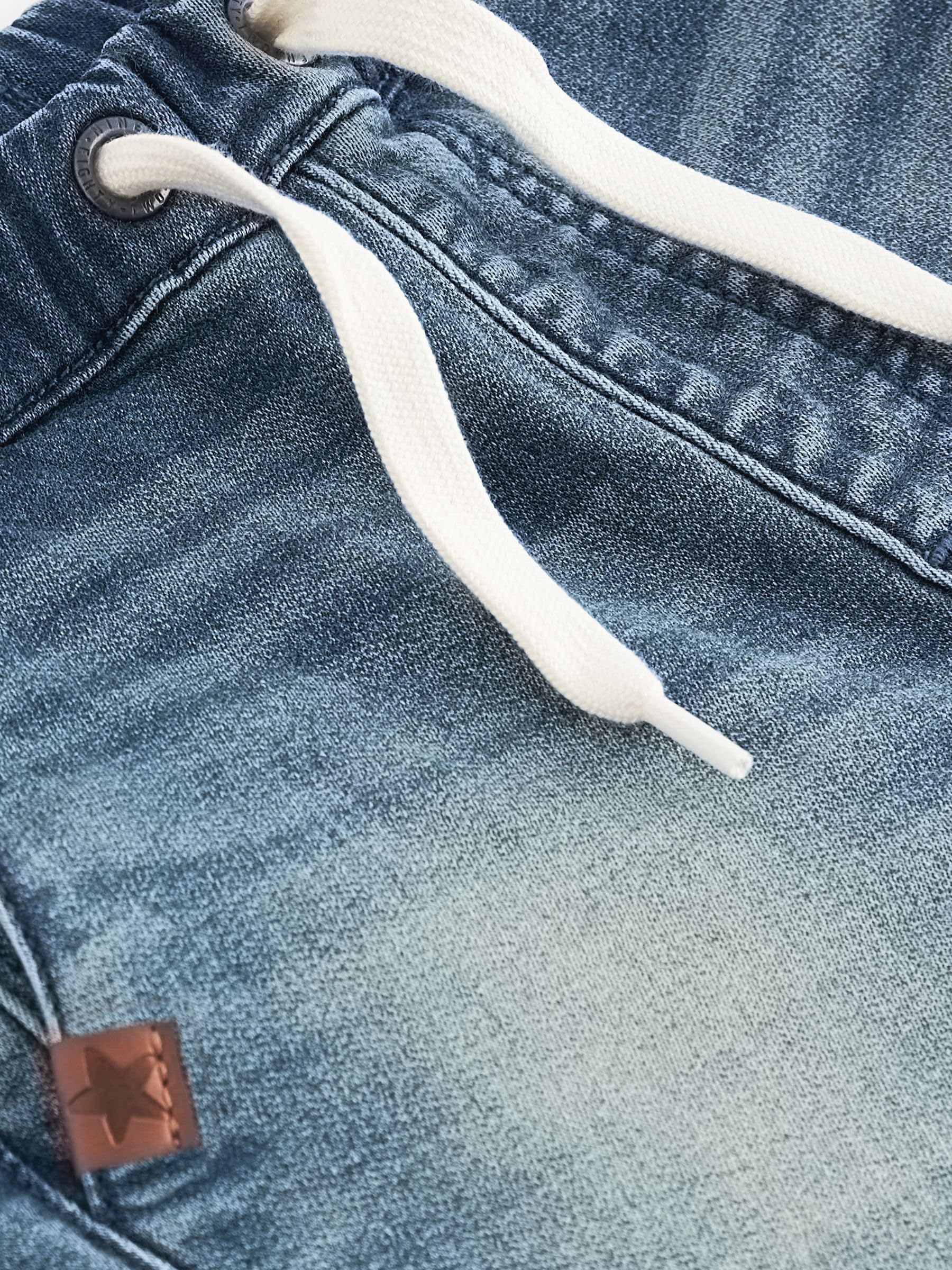 NEXT Ragazzo Jeans da Jogging Comodi ed Elasticizzati Blu Medio 12 Mesi-18 Mesi