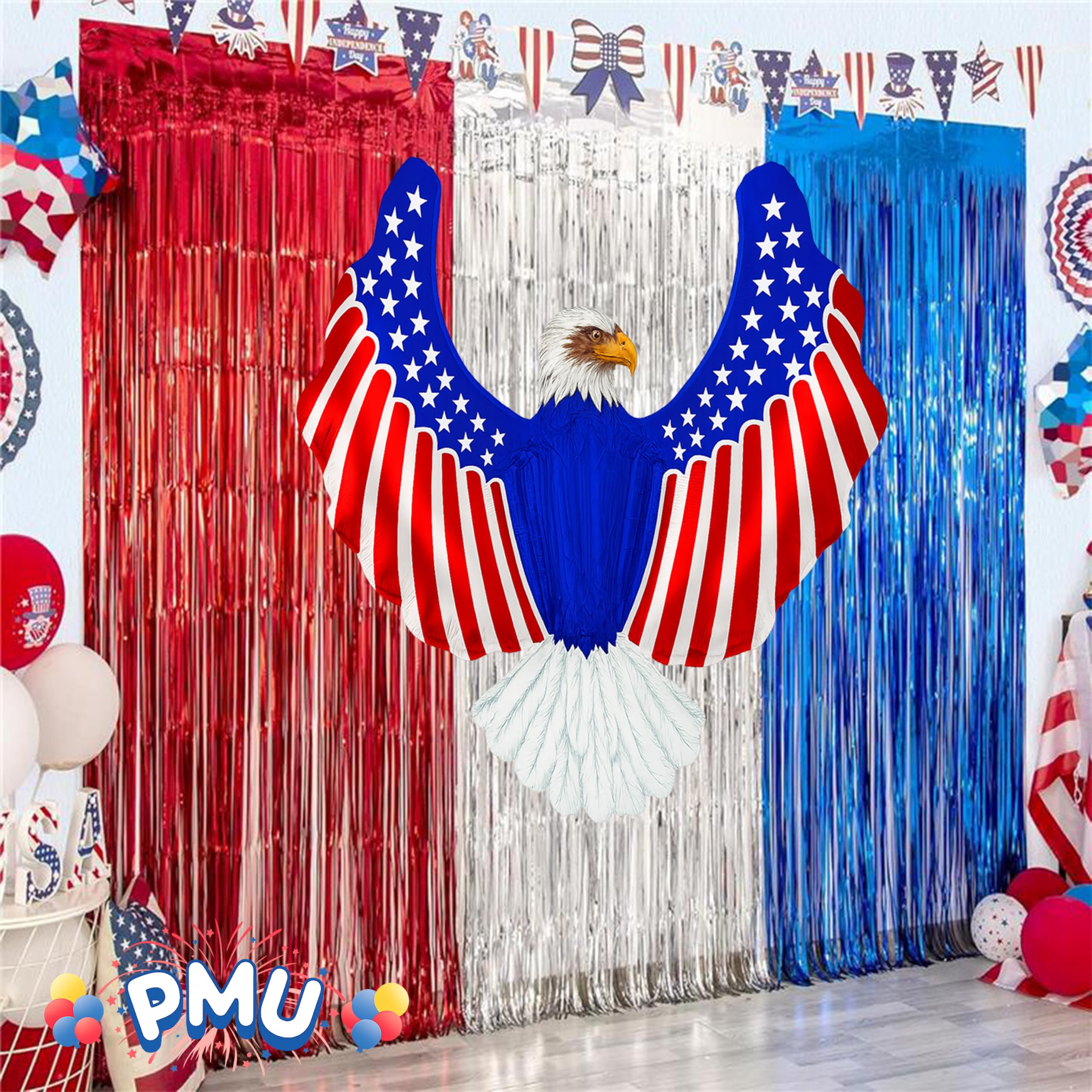 Balloon Ribbon Party City s American Flag Deluxe Balloon Bouquet, 8pc Party City Birthday Balloon