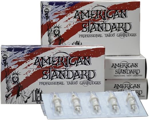 American Standard Tattoo Cartridge Needles (Box of 20) (Round Liner) (1003RL)