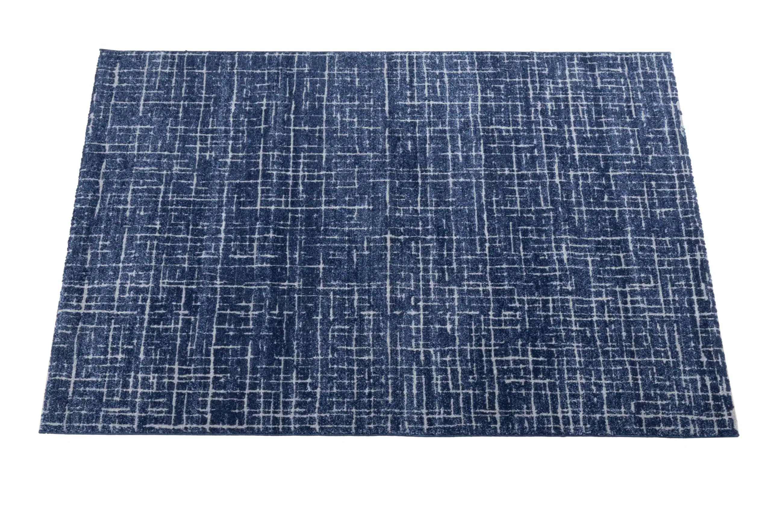 CarpetLiving.Com - Denver Blu | 133 x 190 cm | Tappeti Arredo | Tappeto di Design Moderno | Soggiorno, Salotto, Camera da Letto