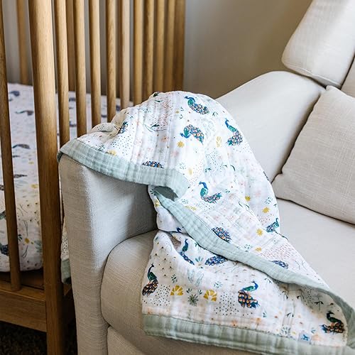 Vista 97 de Little Unicorn - Colcha para recién nacido, tela de muselina ultrasuave de varias capas, regalo para recién nacidos y para usar en cualquier lugar