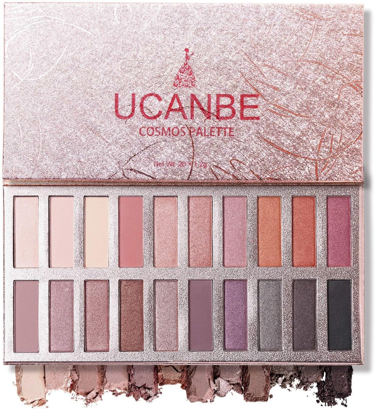 Pro Eyeshadow Palette Makeup, Highly Pigmented Matte Shimmer Neutral Smoky Nudes Warm Eye shadows Cosmetic (Naked)