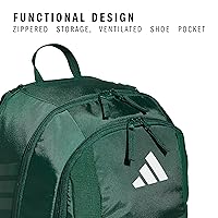 Vista 3 de adidas Stadium 4 Soccer Backpack – Team Sports Bag with Ball Pocket, 36L
