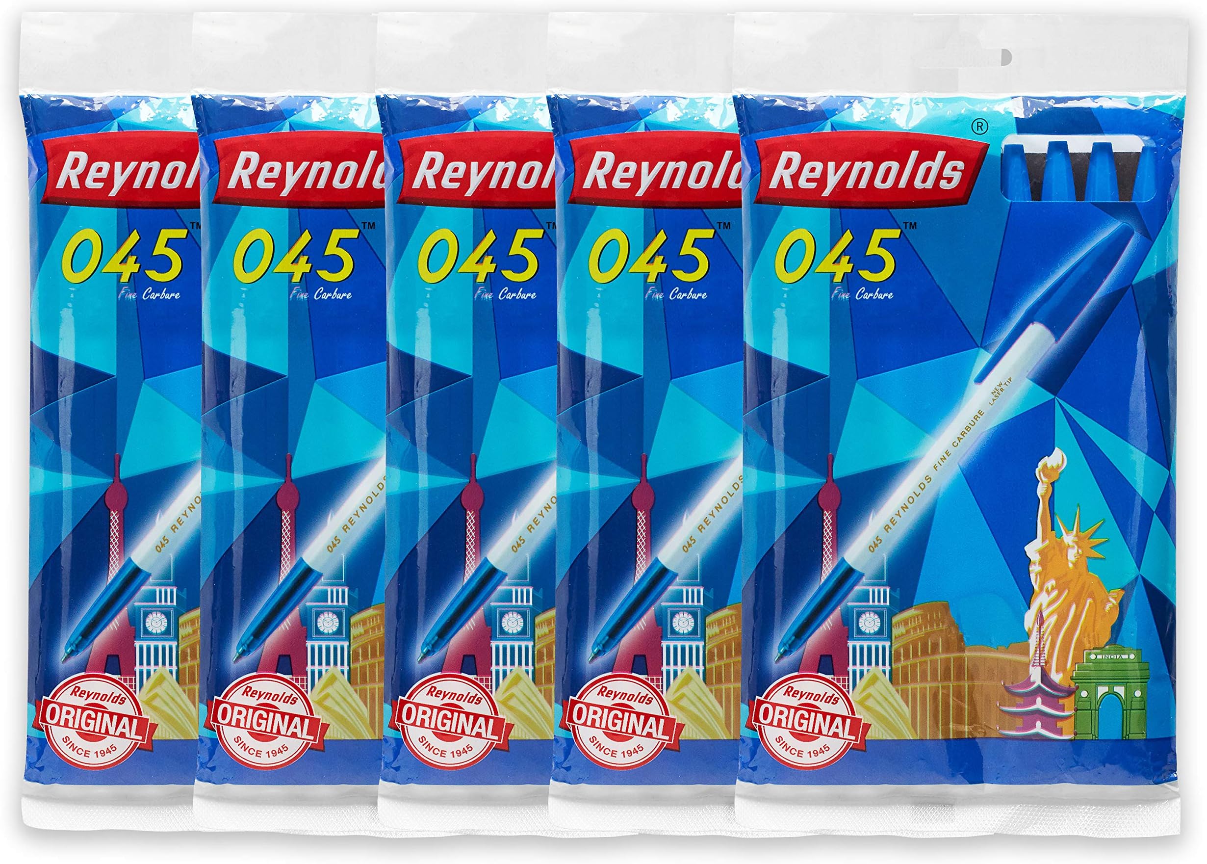 045 Ball Pen # Blue (50 Pcs. / Box)