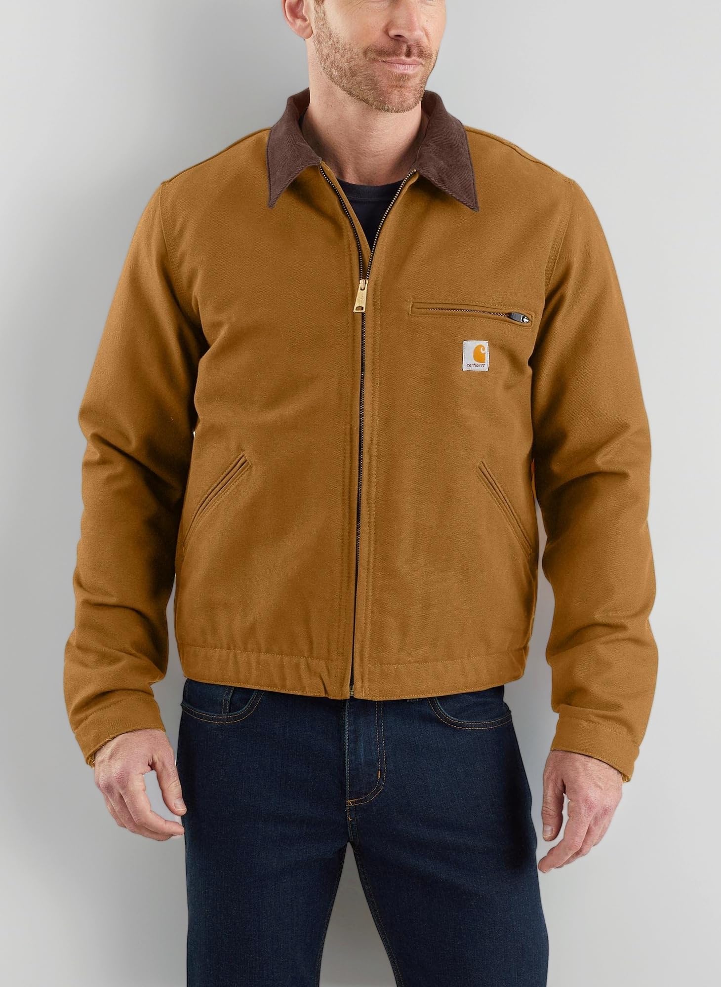 Carhartt Relaxed Fit Duck Blanket Lined Detroit Jacket