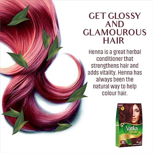 Vista 18 de Vatika Naturals Tinte permanente para el cabello negro intenso, 100% cobertura de canas, sin amoníaco, para un color rico y duradero, sin daños