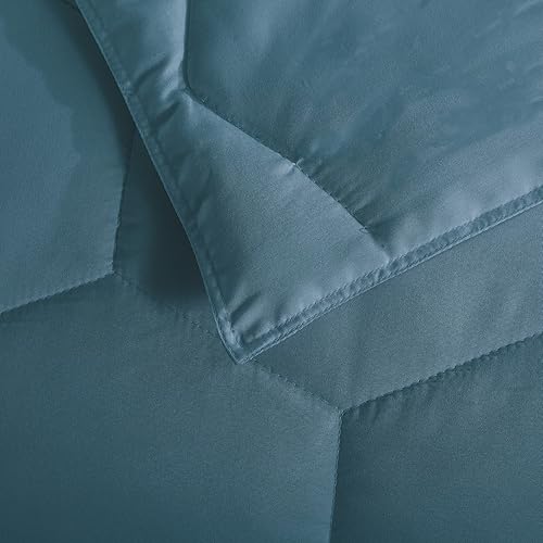 Miniatura 6 de Feather and Loom - Manta ligera alternativa de plumón de panal  Funda de microfibra transpirable y suave, relleno de fibra hipoalergénica  Color