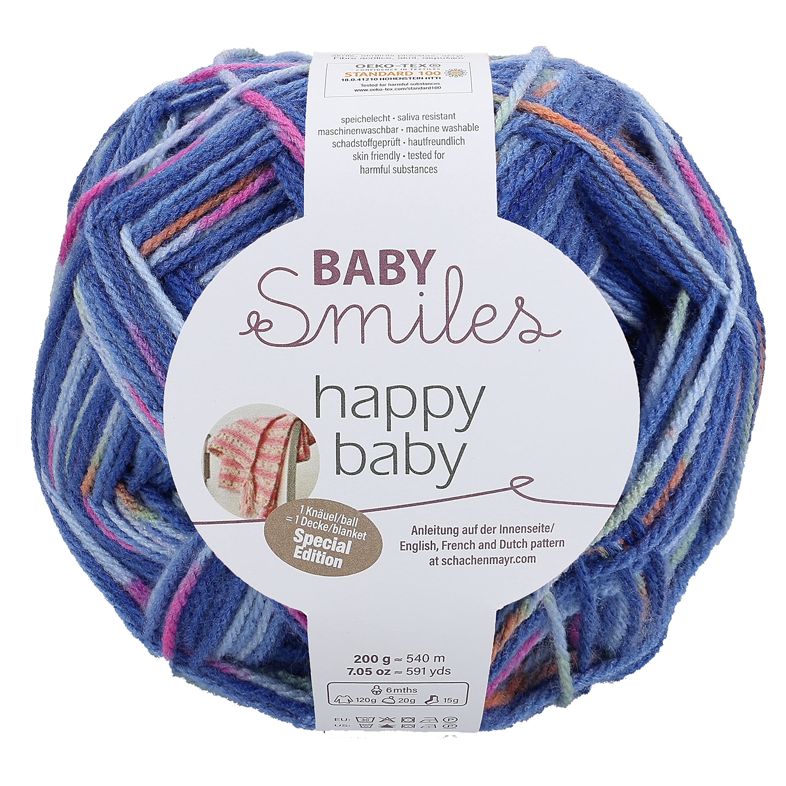 Schachenmayrsince 1822 9807949-000085 9807949-00085 Hand Knitting Yarn, Acrylic, Elias Color