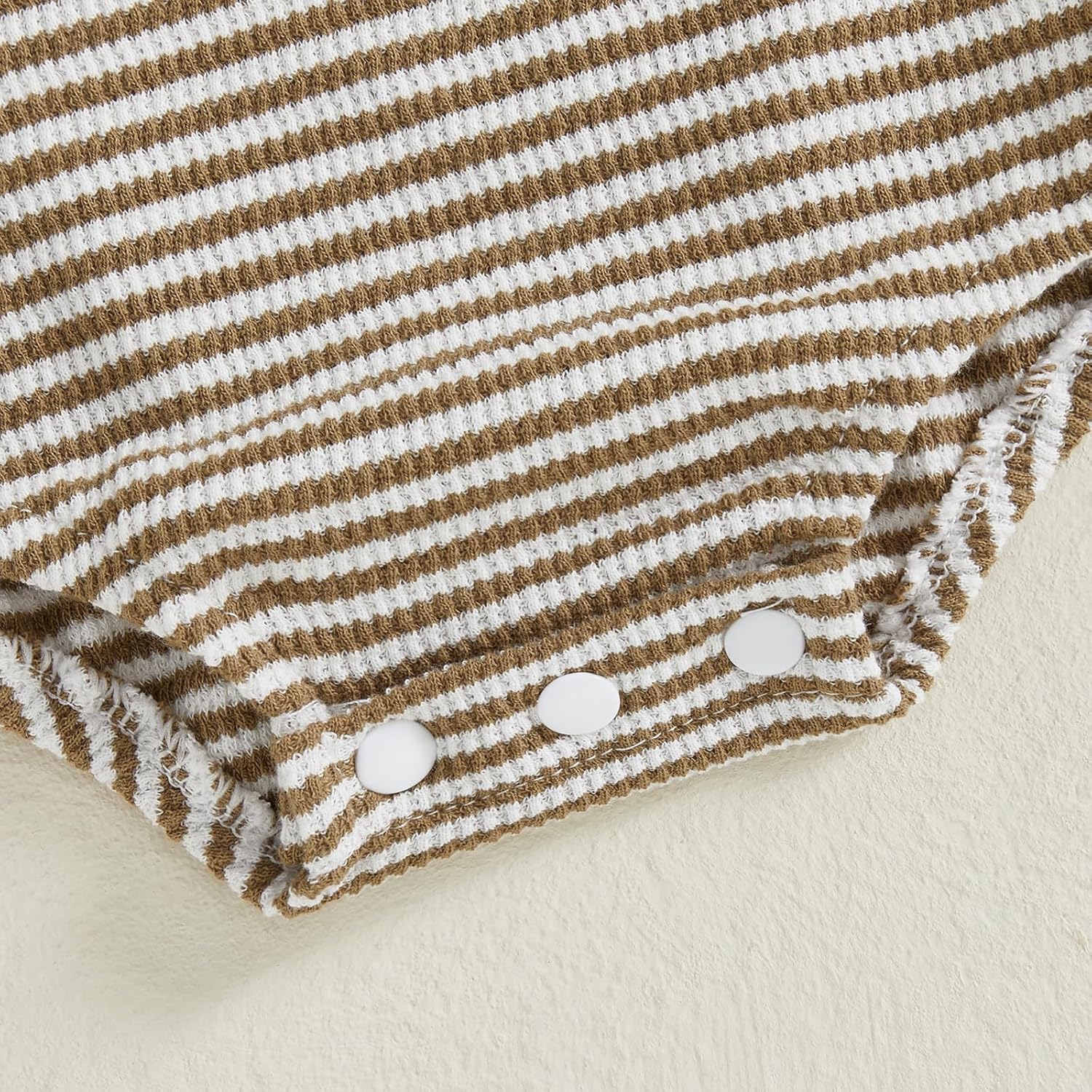 Newborn Baby Girl Halloween Clothes Pumpkin Smile Bodysuit Ruffle Bubble Collared Romper - Image 7