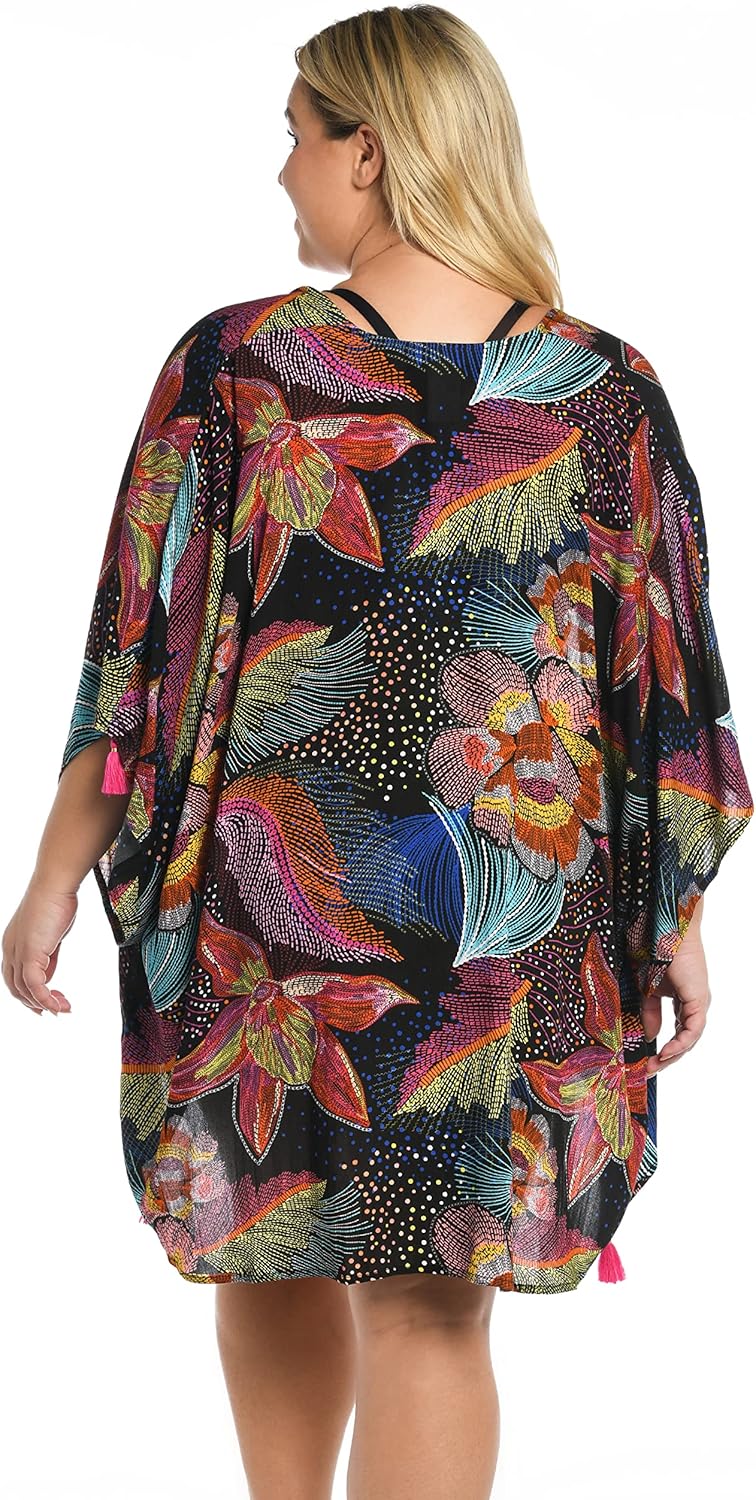 La Blanca Women's Kimono Swimsuit Cover Up