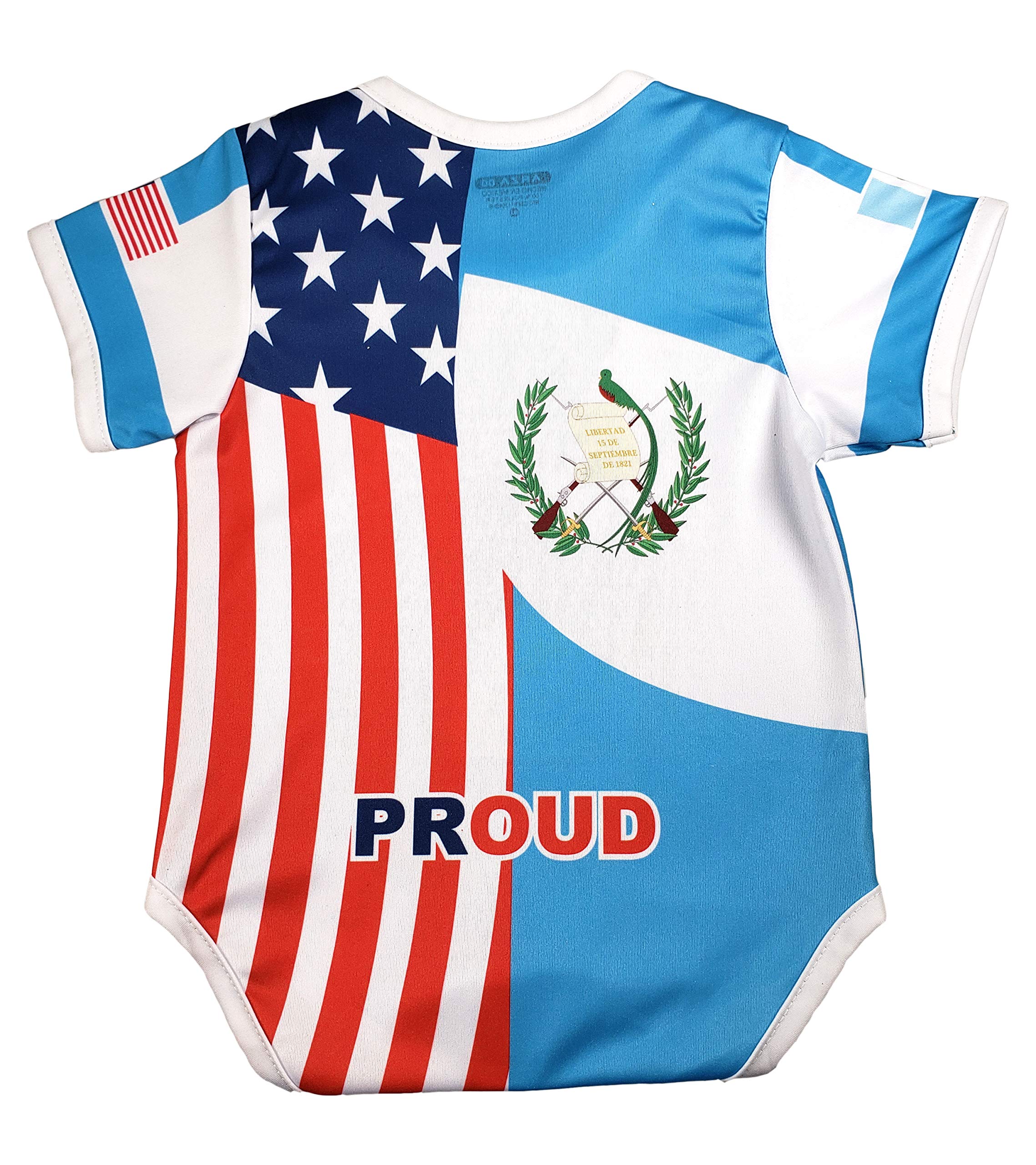 Guatemala and USA Baby Outfit Mameluco New W/O Tag Sizes 3 to 12 Months Blue
