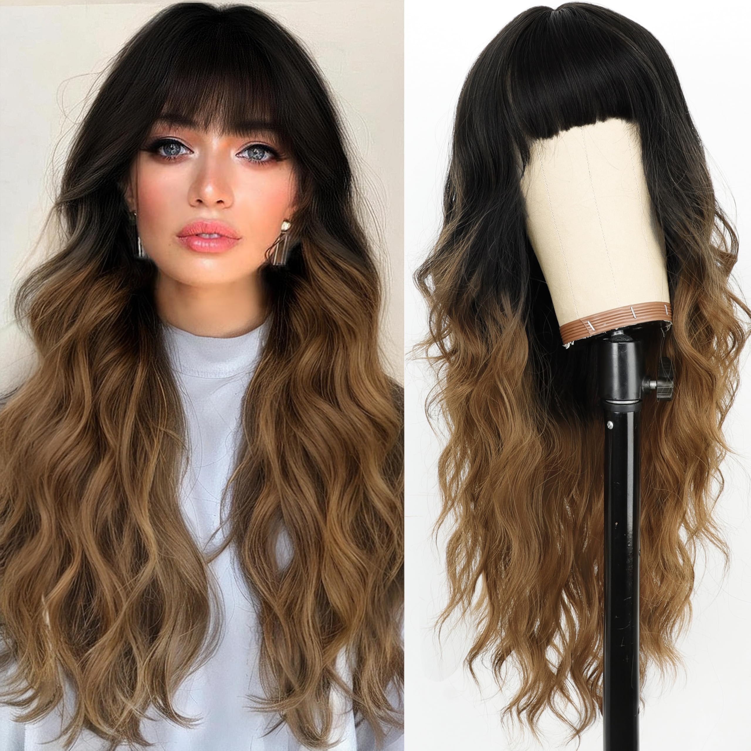 AISI HAIR Wig with Bangs