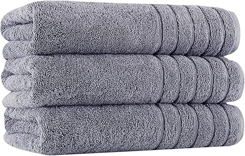 Miniatura 7 de Towels Beyond - Toallas de baño de lujo, 100% algodón turco, de secado rápido, suaves y absorbentes, juego de 3 piezas de la colección Barnum, 30 x
