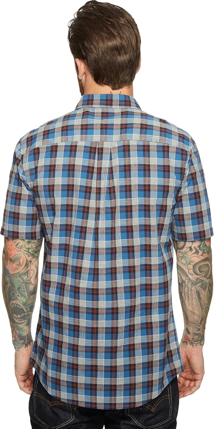 O'Neill Men's Casual Standard Fit Short Sleeve Woven Button Down Shirt