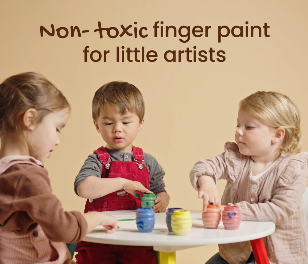 Honeysticks Peinture au Doigt (6 Couleurs Vives), Peinture à Doigt Lavable | Sûre pour les Enfants de 1 à 5 Ans, à Base d'Eau, Écologique Honeysticks Peinture au Doigt (6 Couleurs Vives), Peinture à Doigt Lavable | Sûre pour les Enfants de 1 à 5 Ans, à Base d'Eau, Écologique