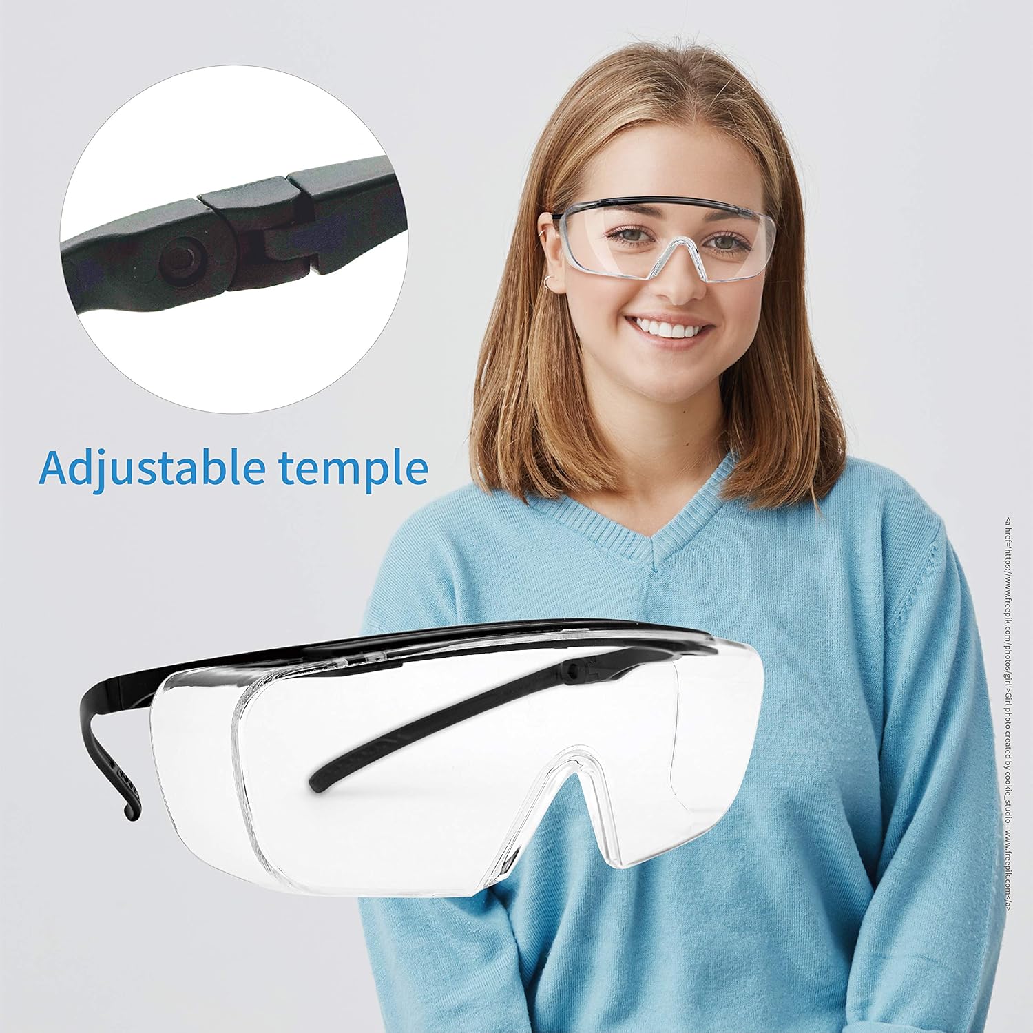 Up To 50% OFF OLO OPTICAL Anti-Fog Protective Goggles,Impact&Scratch Resistant, Anti-Splash,Fit Over Prescription Glass