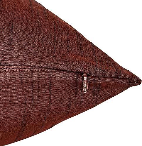 Miniatura 7 de Juego de 2 almohadas decorativas para sofá, cama, decoración bohemia de sala de estar, almohada de granja, fundas de almohada sólidas de seda