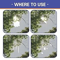 Vista 3 de HA SHI Kit de reparación de pantalla para ventanas o puertas (2 pulgadas x 6.5 pies, negro) Cinta adhesiva fuerte de 3 capas, fabricado en Corea