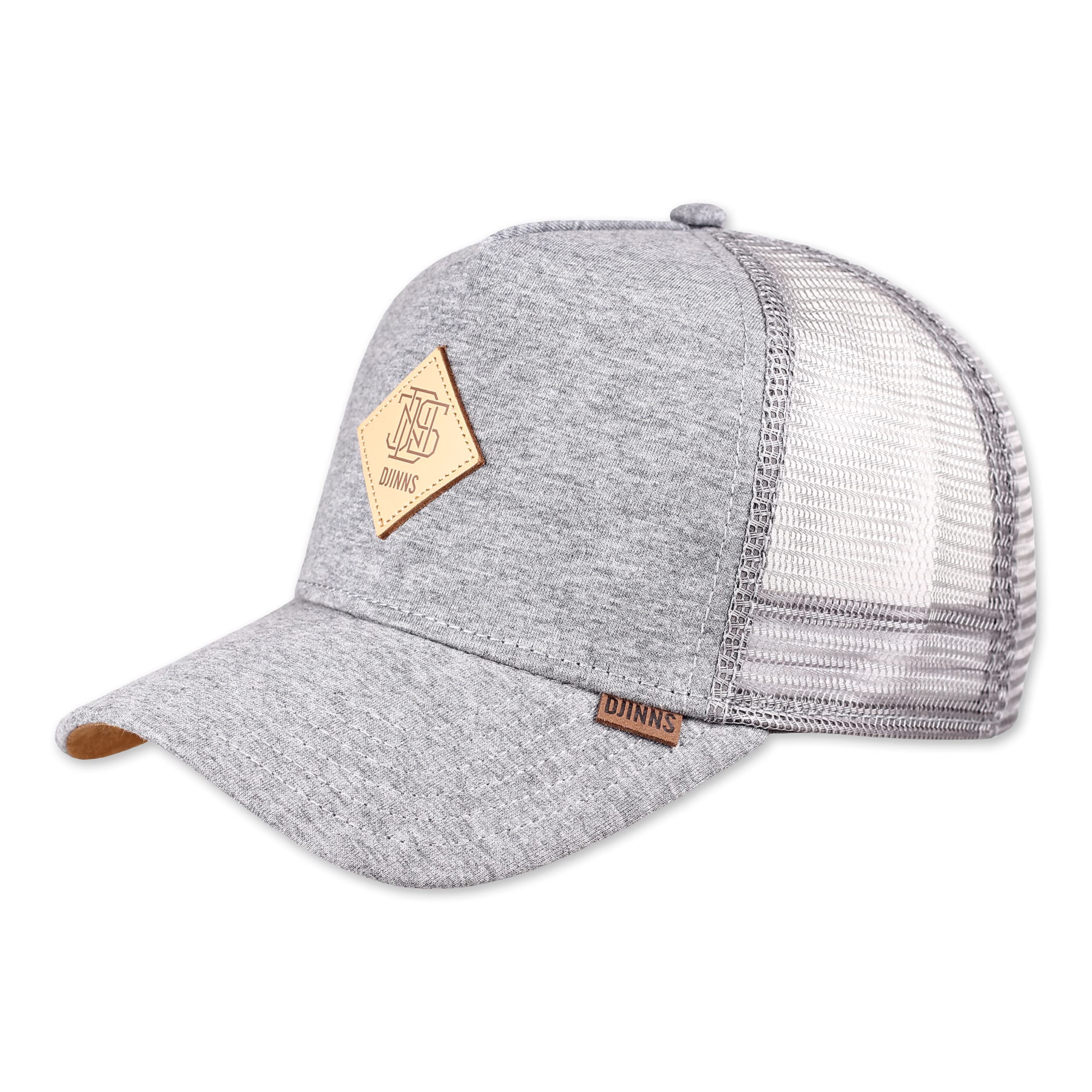 Djinns Jersey Patch Heather Grey HFT Trucker Cap - One-Size
