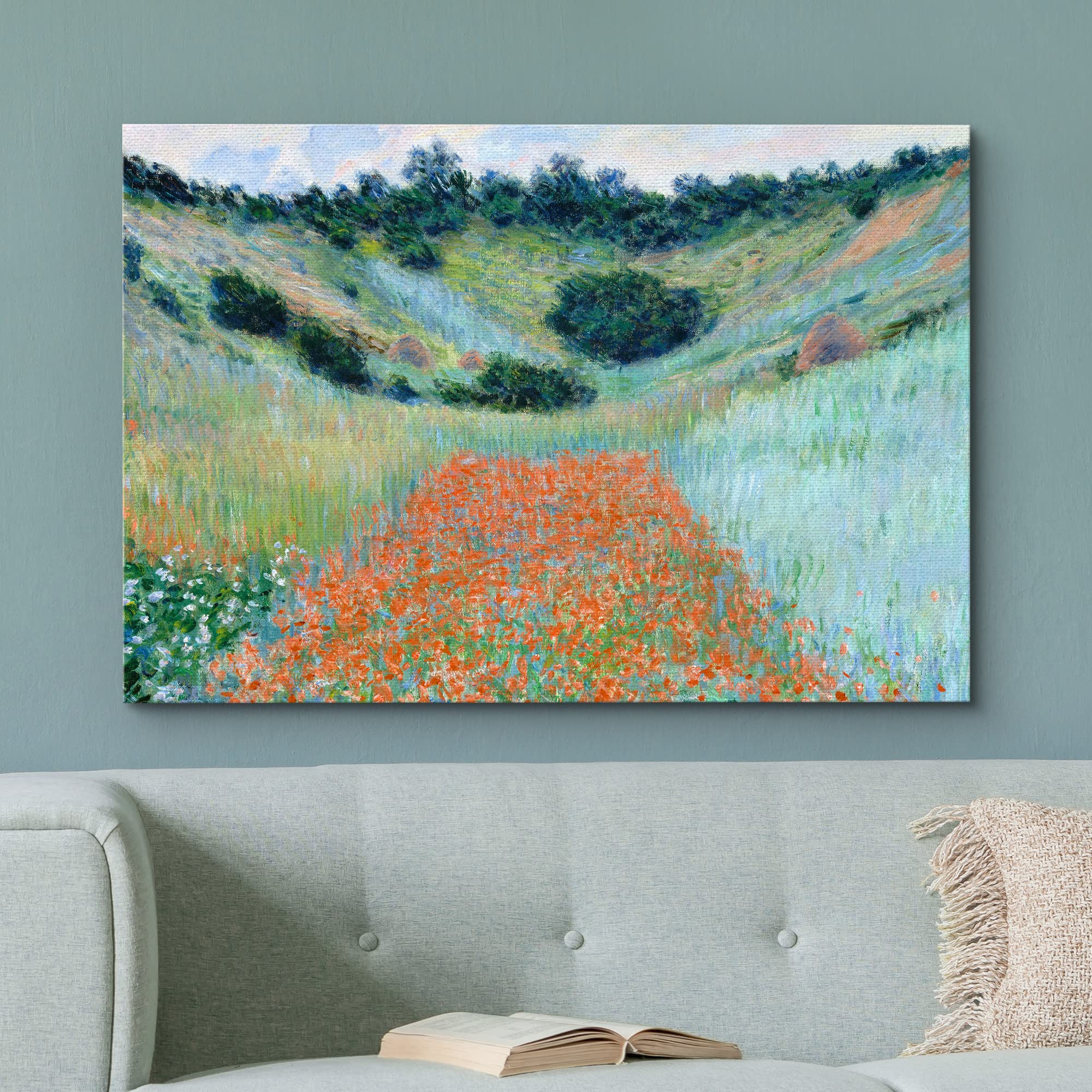 クロード・モネPoppy Field in a Hollow near Give Monet & His Poppy Fields