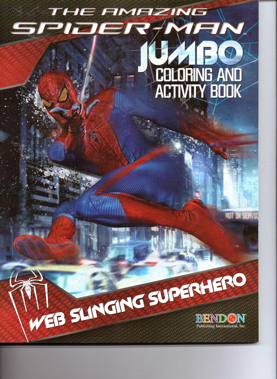 The Amazing Spider-Man Jumbo Coloring & Activity Book ~ Web Slinging ...
