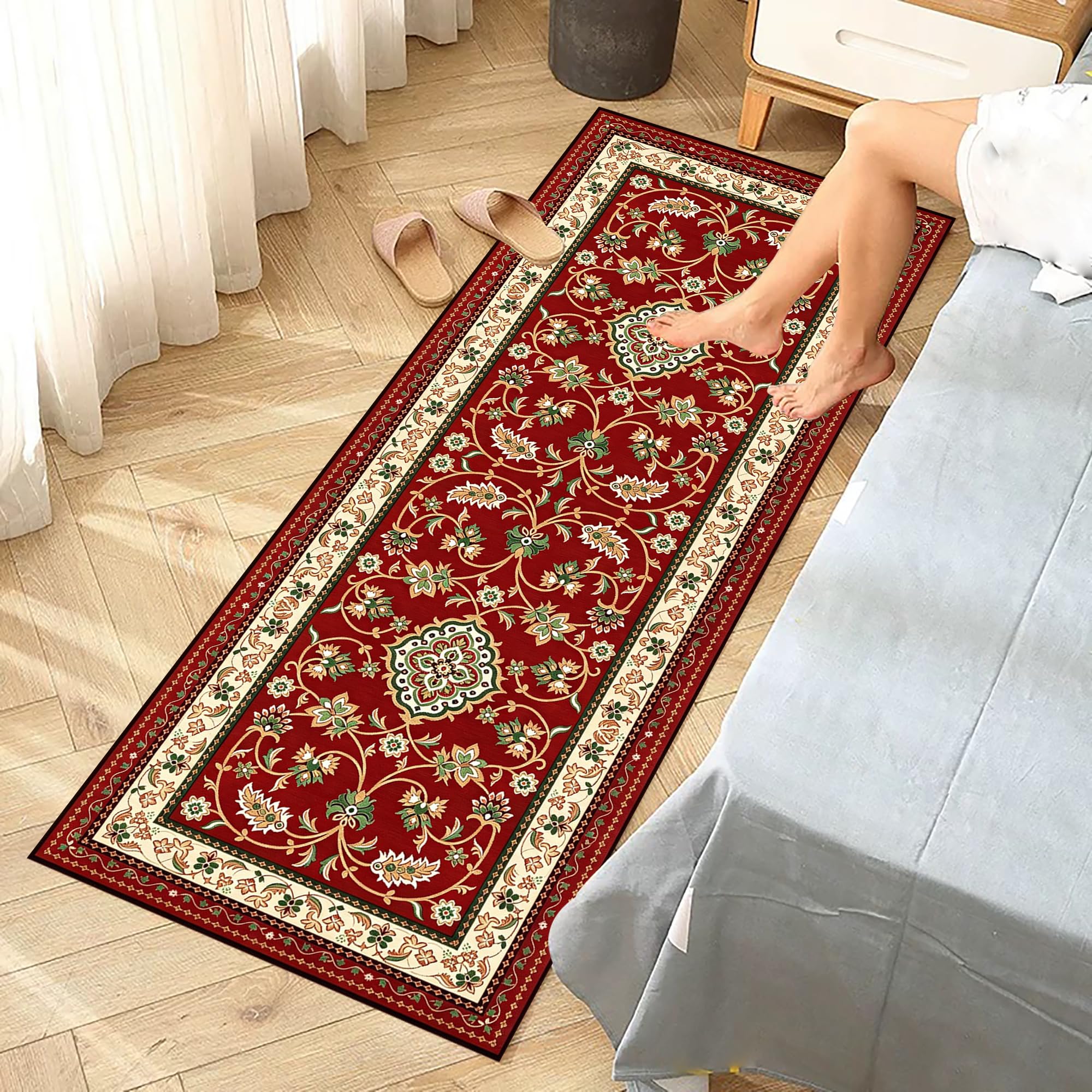 Bieżnik na korytarz, chodnik kuchenny, antypoślizgowy, nadaje się do prania, wytrzymały, 70 x 300 cm, chodnik wejściowy, podłogowy, długi, do przedpokoju, wąski, chłonny, do prania, sypialni, salonu
