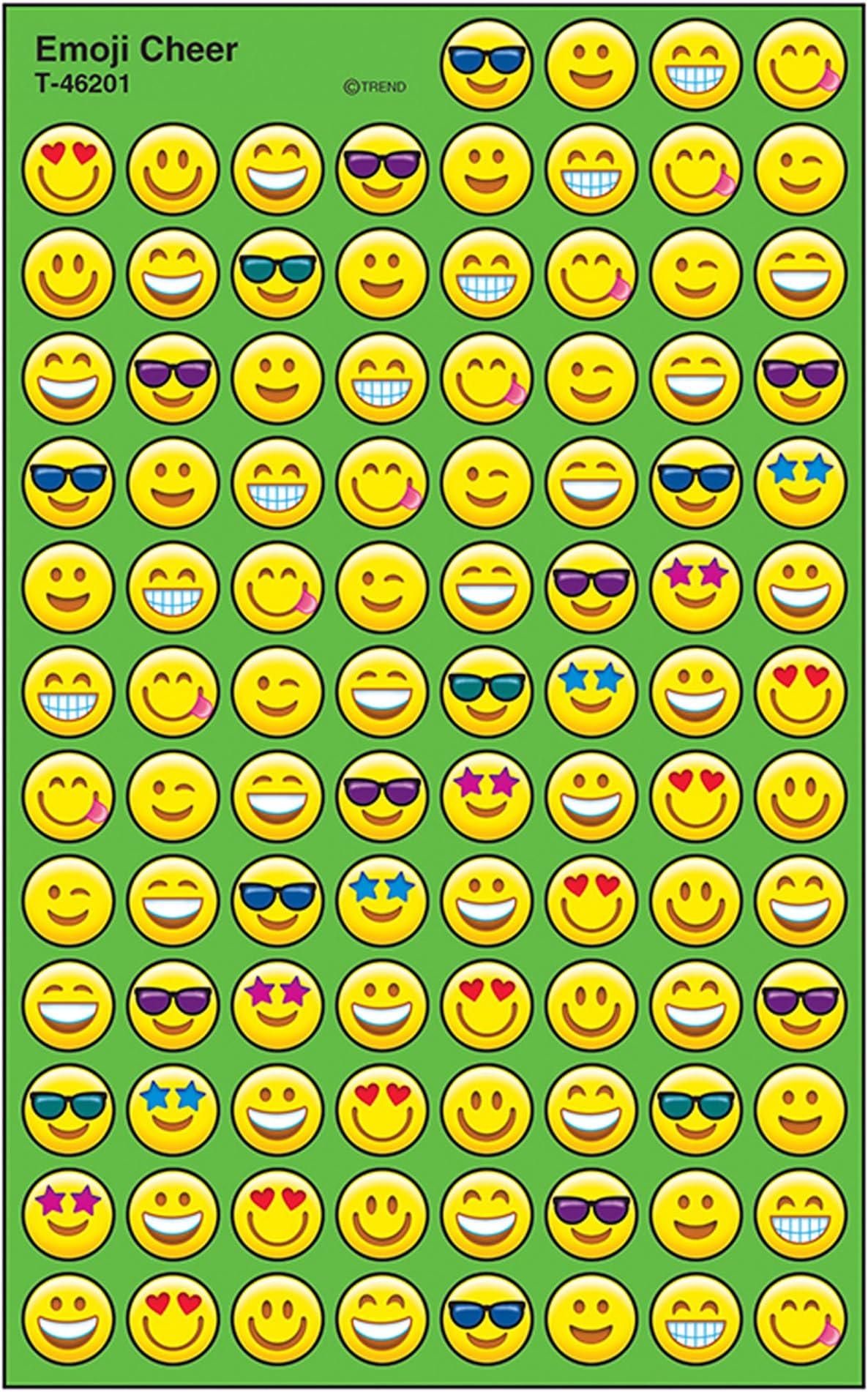 TREND enterprises,Trend Emotion Icon Cheer superSpots Stickers, Classroom Incentives, 800 Count