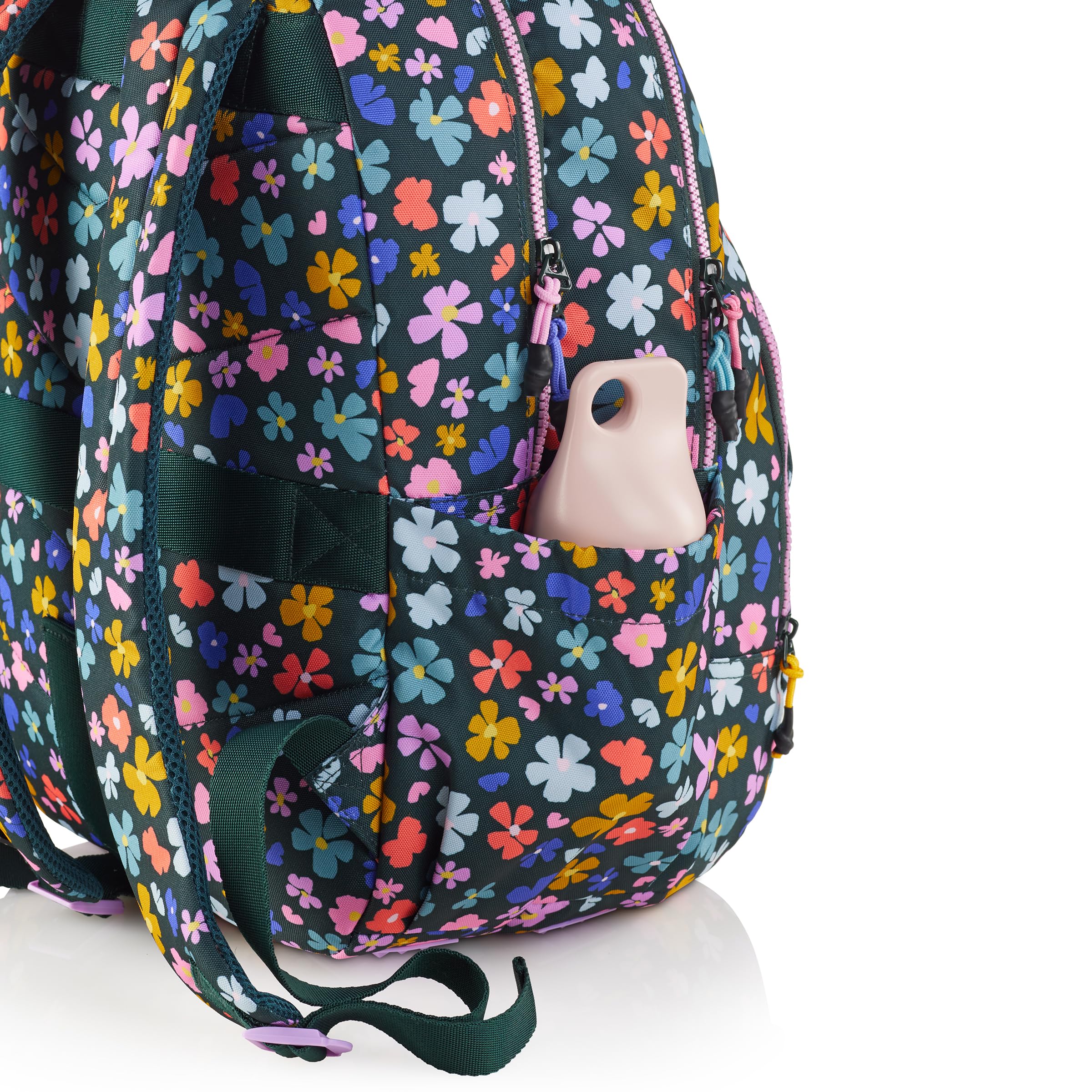 Miquelrius - Mochila Escolar 27 L Triple Compartimento, Spring Night | Doble Cremallera, Espalda Acolchada y Tiradores Metálicos para Separar y Acceder Fácilmente al Material