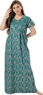 Soulemo Women's Premium Cotton Floor Length Nighty 1701 Price In India