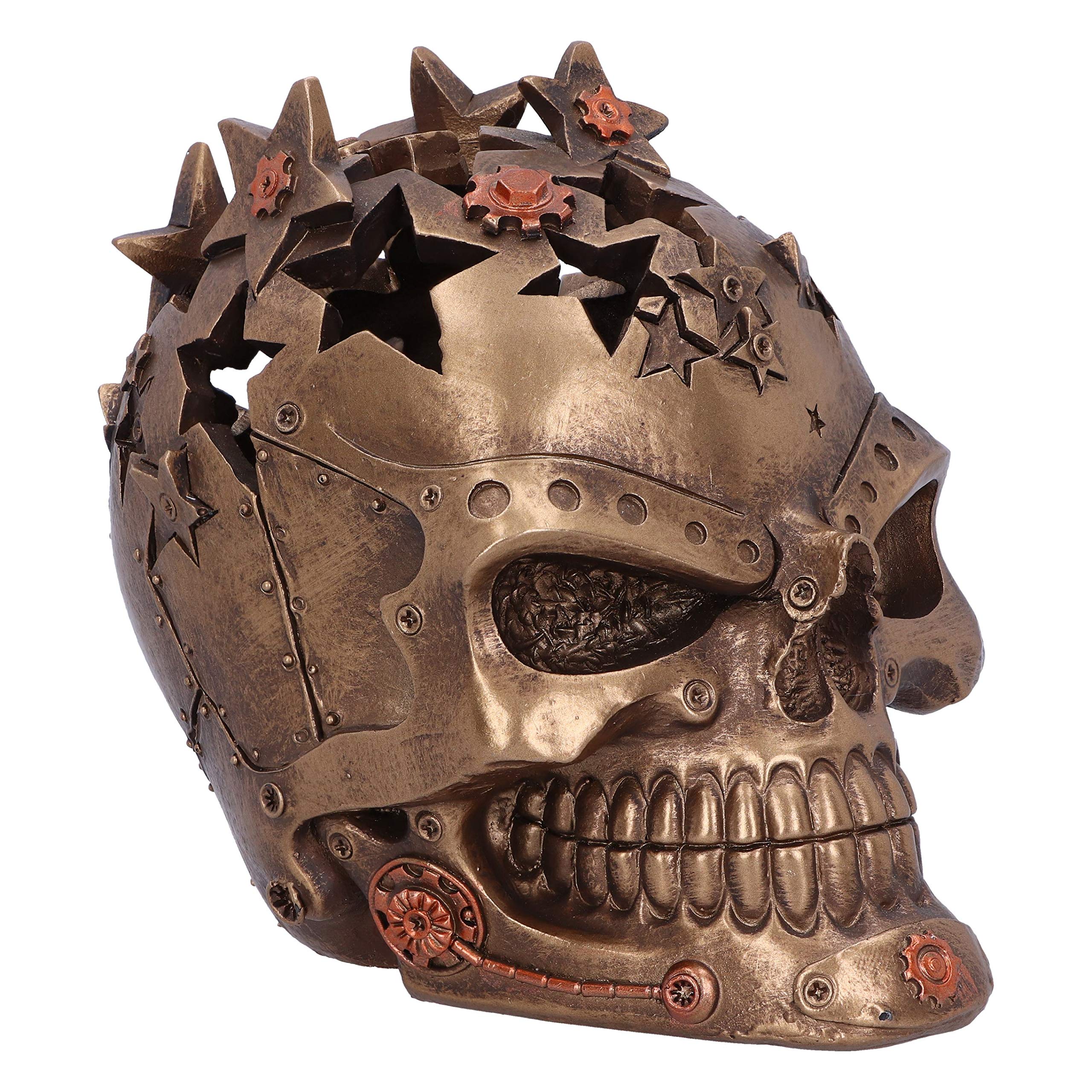 Nemesis Now Bronze Orion 13.8Cm Steampunk Star Skull Ornament