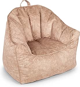 Big Joe Hug Bean Bag Chair, Caribou Hyde Faux Polyester, 3 Feet