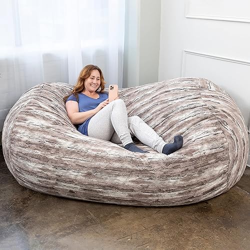 Miniatura 22 de Puff/tumbona gigante Saxx de la marca Jaxx, Espuma, Carbón Carbón vegetal,Camello,Chocolate,Negro -,Gris,Marfil,Terciopelo negro exuberante,Verde