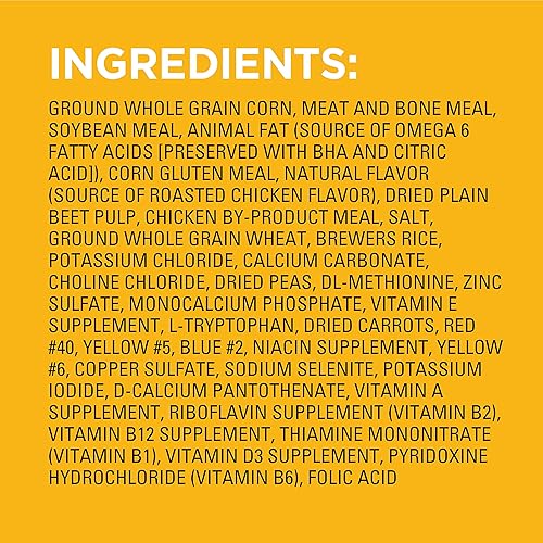 Miniatura 12 de Pedigree - Croquetas de nutrición completa para perros adultos, alimento seco sabor pollo asado, arroz y verduras - Bolsa de 3.5 libras (Paquete de