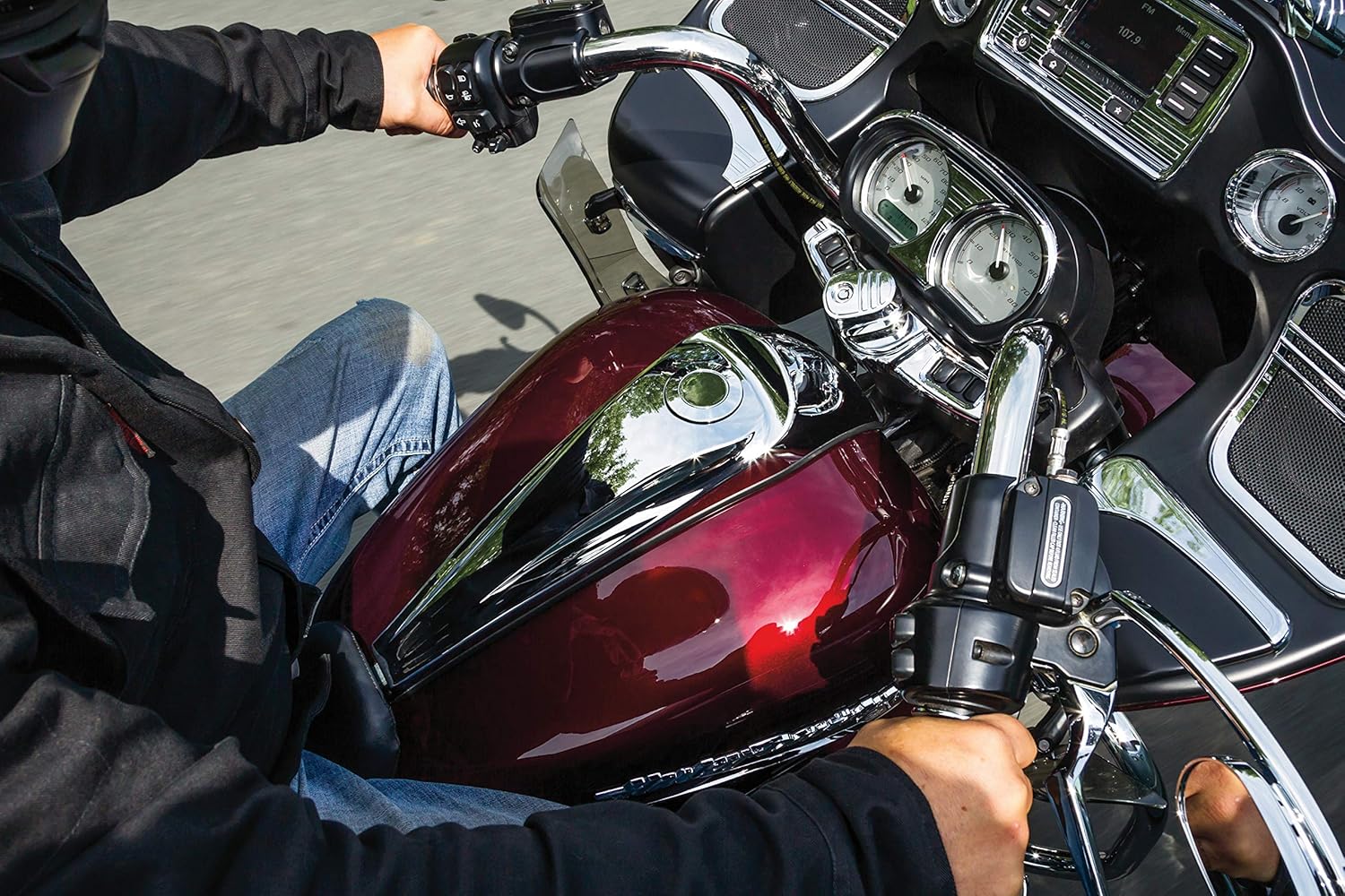 Kuryakyn 7178 Vented Flush Mount Pop-Up Fuel Tank/Gas Cap with Right-Hand Threads for 1996-2019 Harley-Davidson Motorcycles with Screw Tanks, Chrome