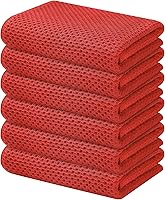 Vista 135 de Kitinjoy - Paños de cocina de 100 % algodón, tela de tejido gofrado, paño de limpieza ultrasuave, absorbente y de secado rápido.