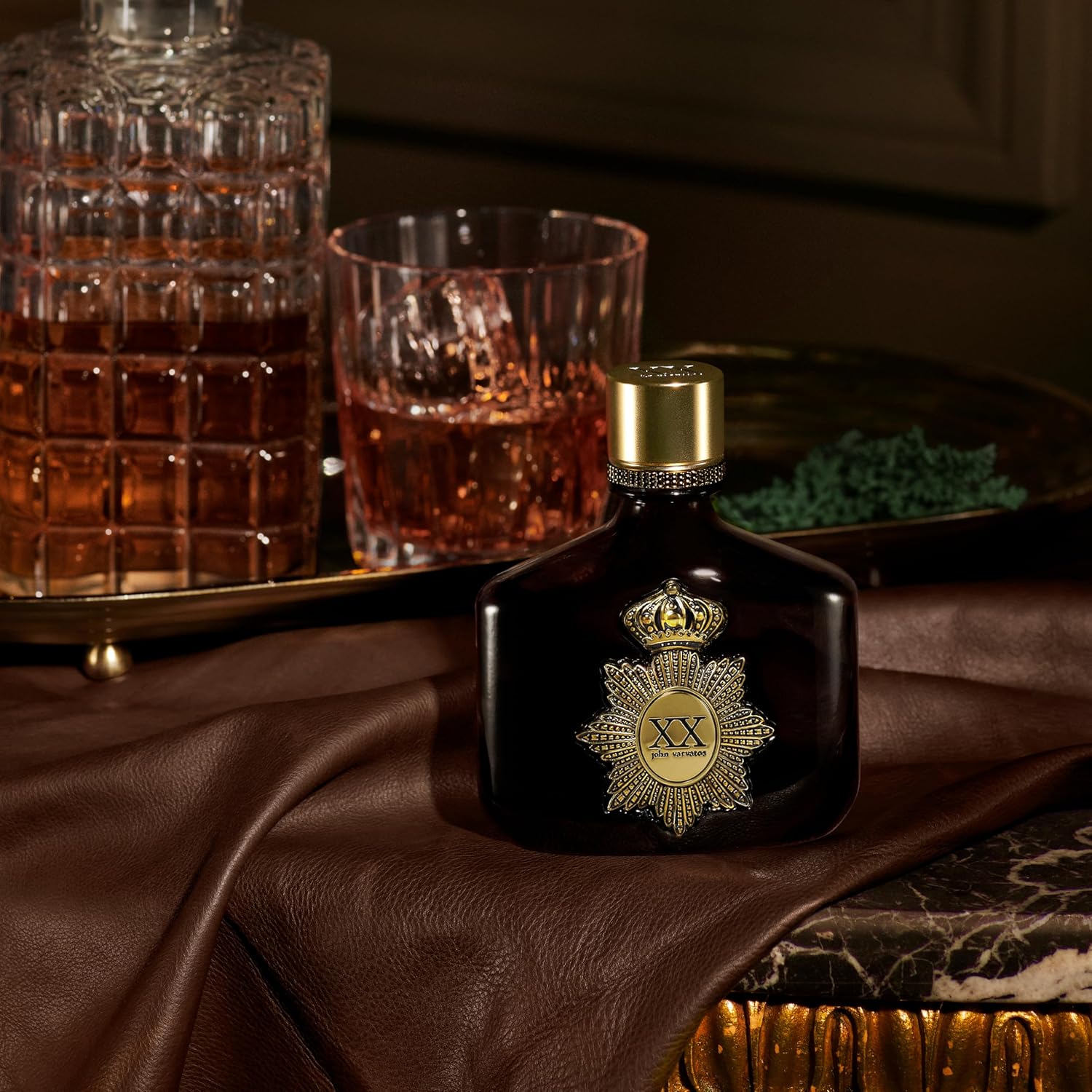 John Varvatos XX Elixir Spray, Cologne for Men, Long-Lasting, Amber Leather Scent with Notes of Rum & Davana Essence, 2.5 fl oz - Image 2